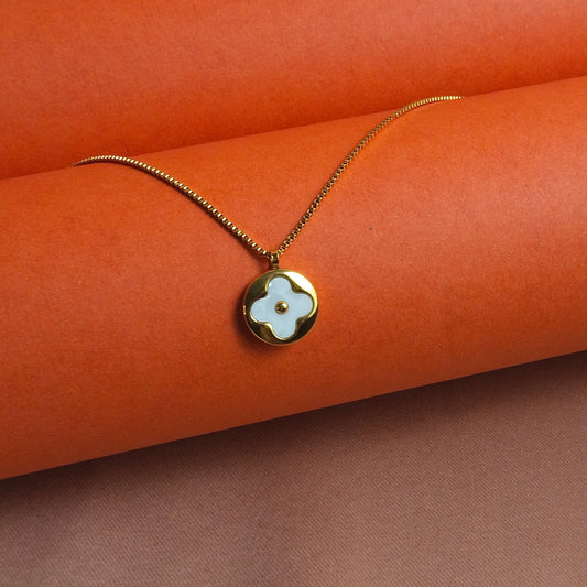 Golden Clover Necklace