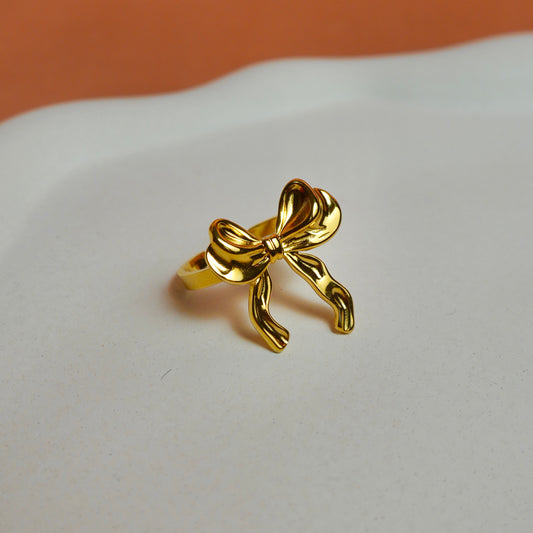 Bow Statement Ring(Adjustable)