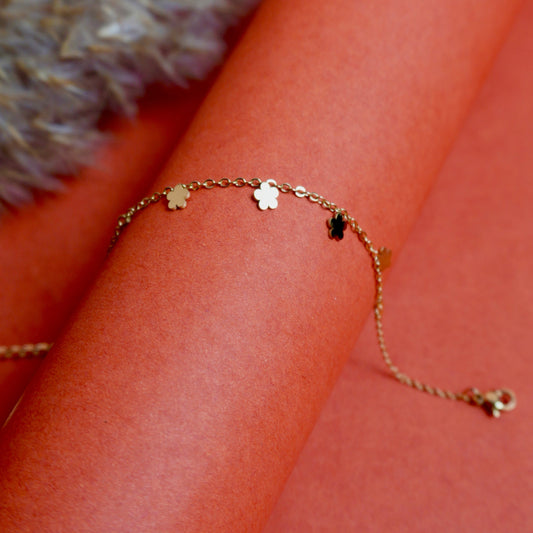 Flowers Charm Bracelet