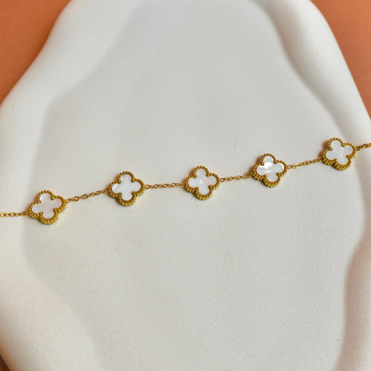 White Clover Bracelet