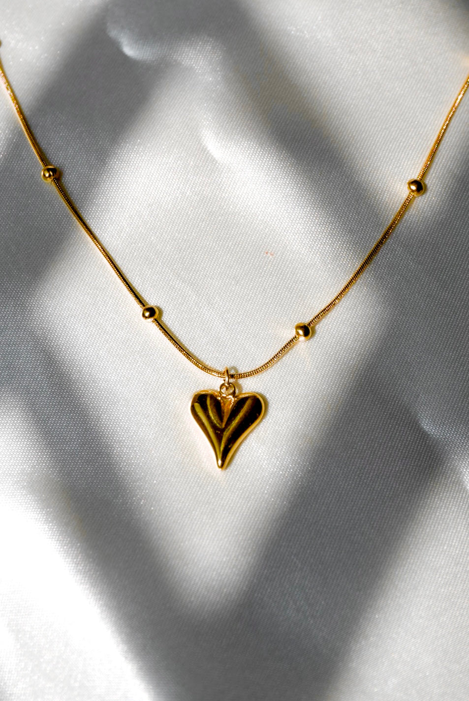 Golden Heart Necklace