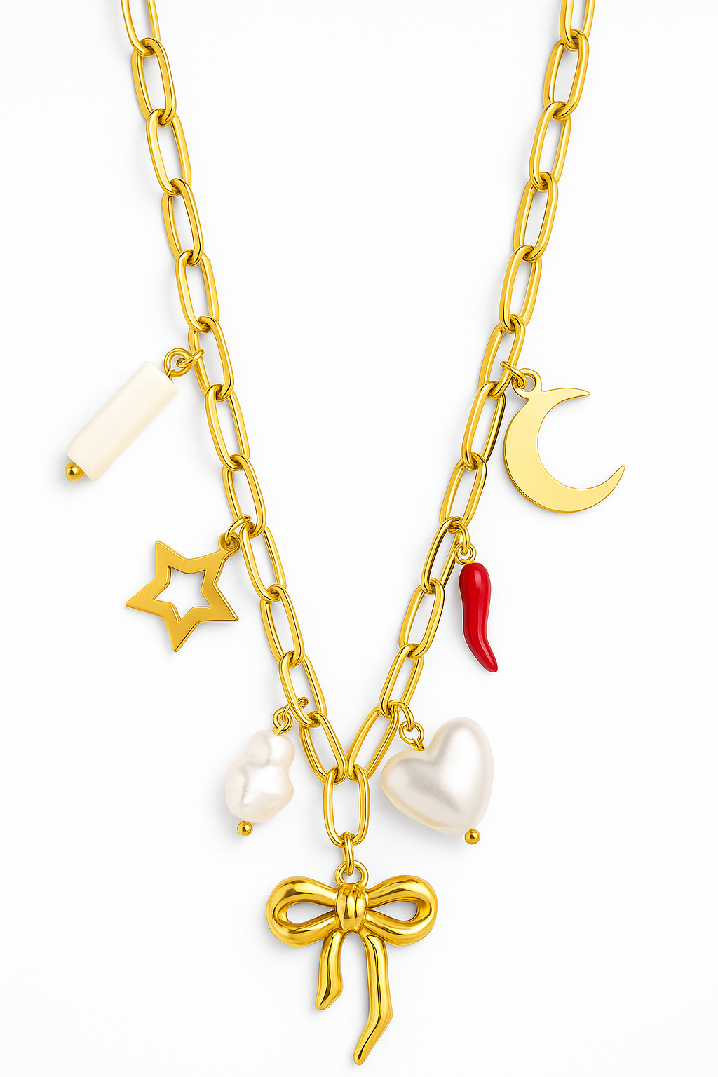 Spicy Multi Charm Necklace