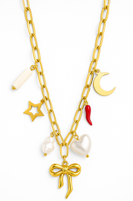 Spicy Multi Charm Necklace