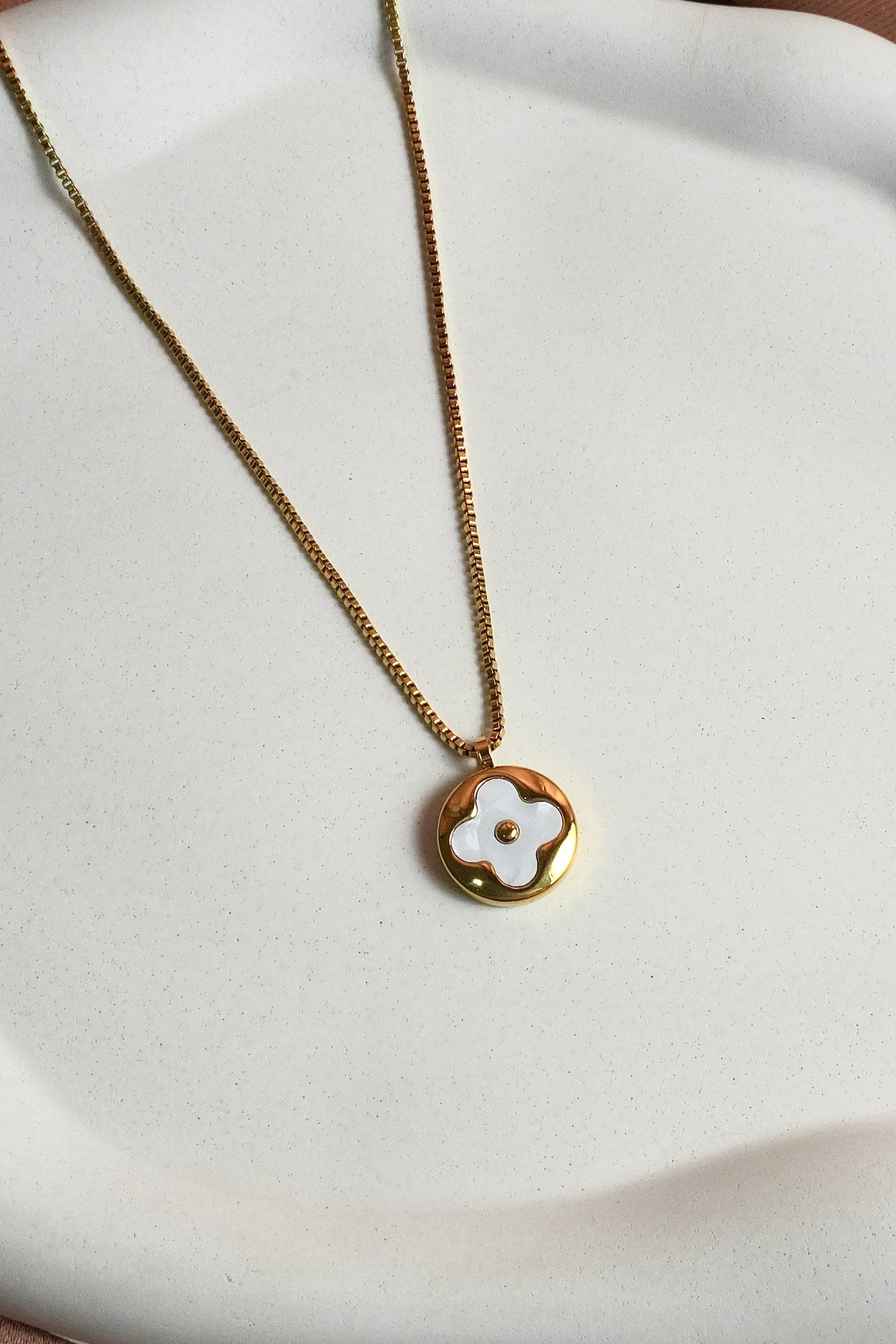 Golden Clover Necklace