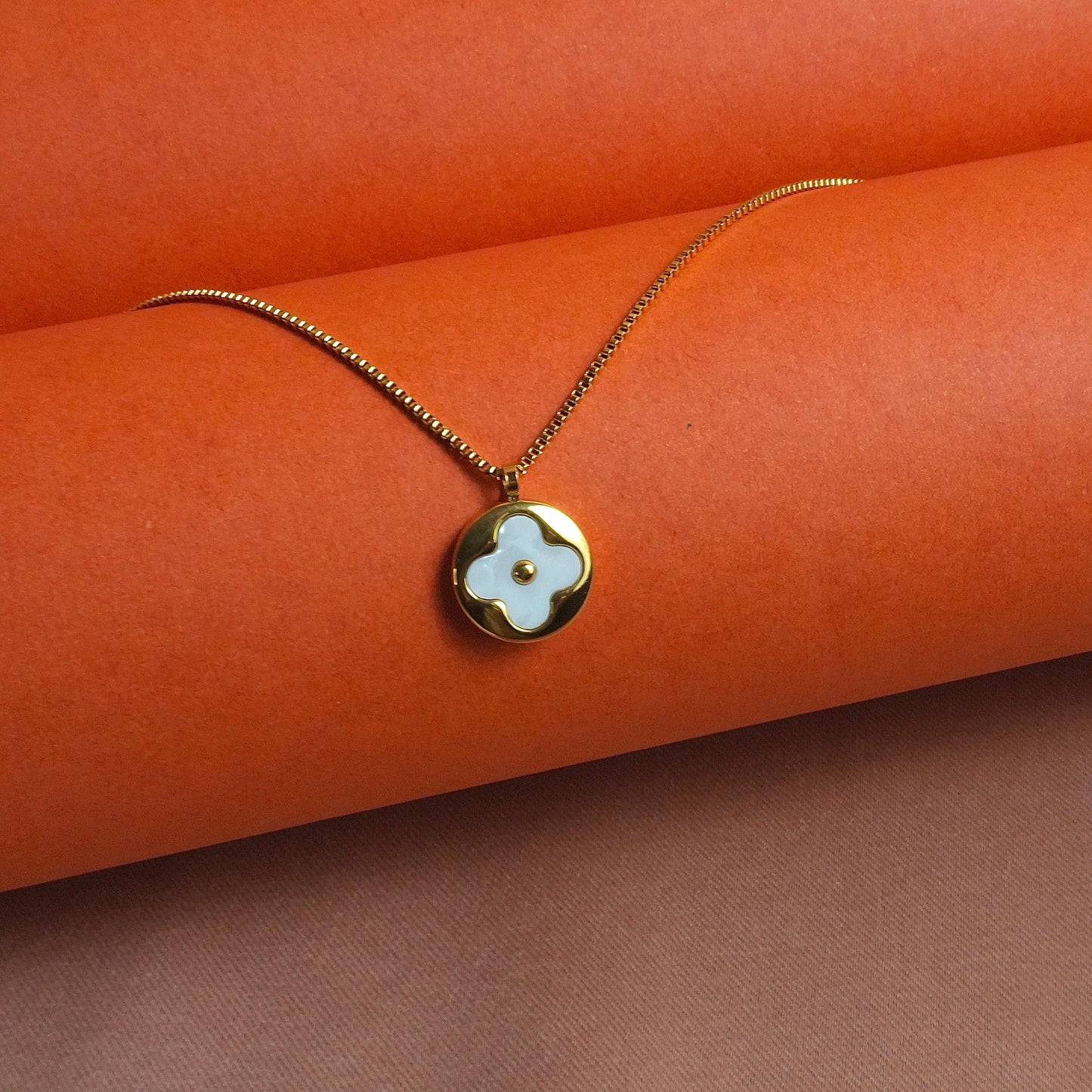 Golden Clover Necklace