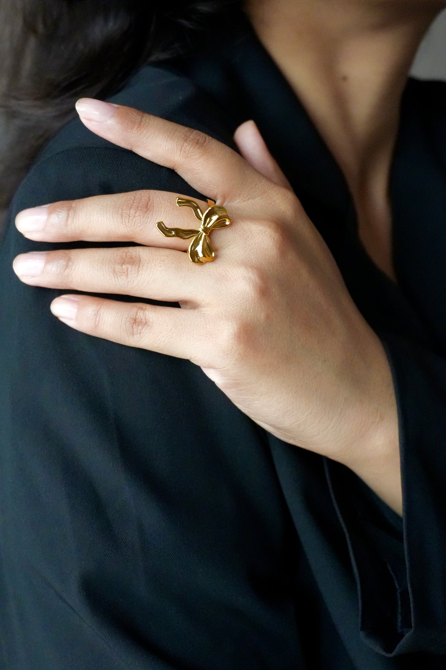 Bow Statement Ring(Adjustable)