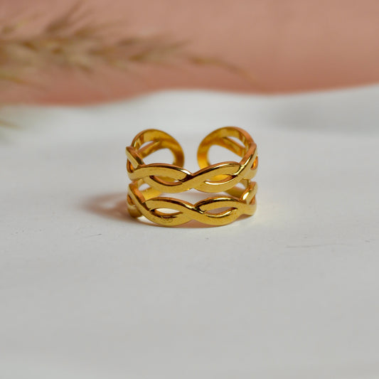 Double Braid Ring(Adjustable)