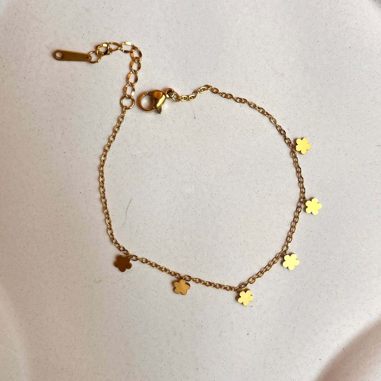 Flowers Charm Bracelet