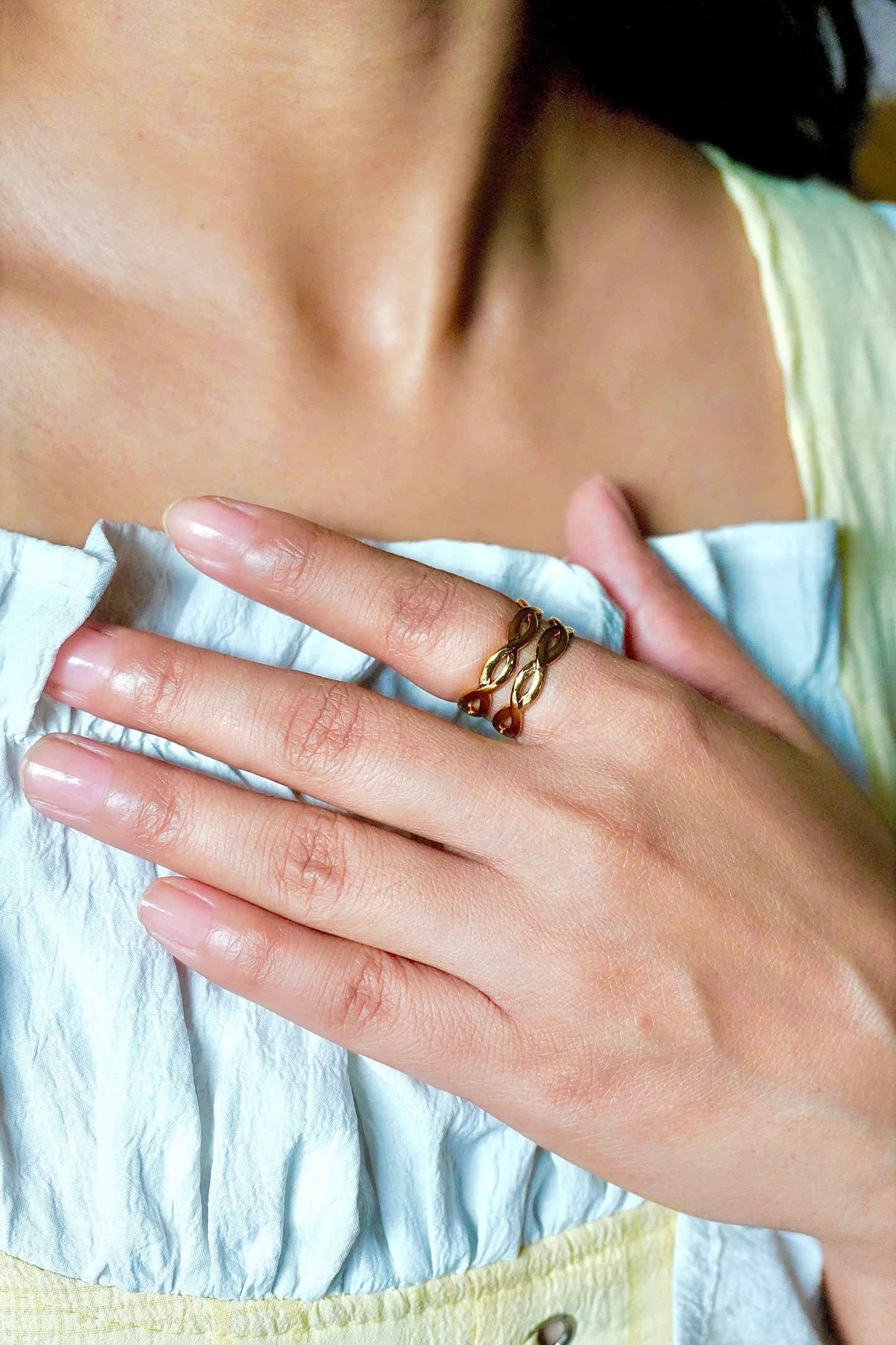 Double Braid Ring(Adjustable)