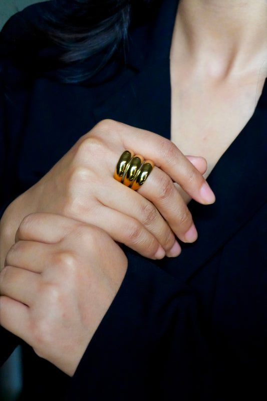 Tri Chunky Ring(Adjustable)