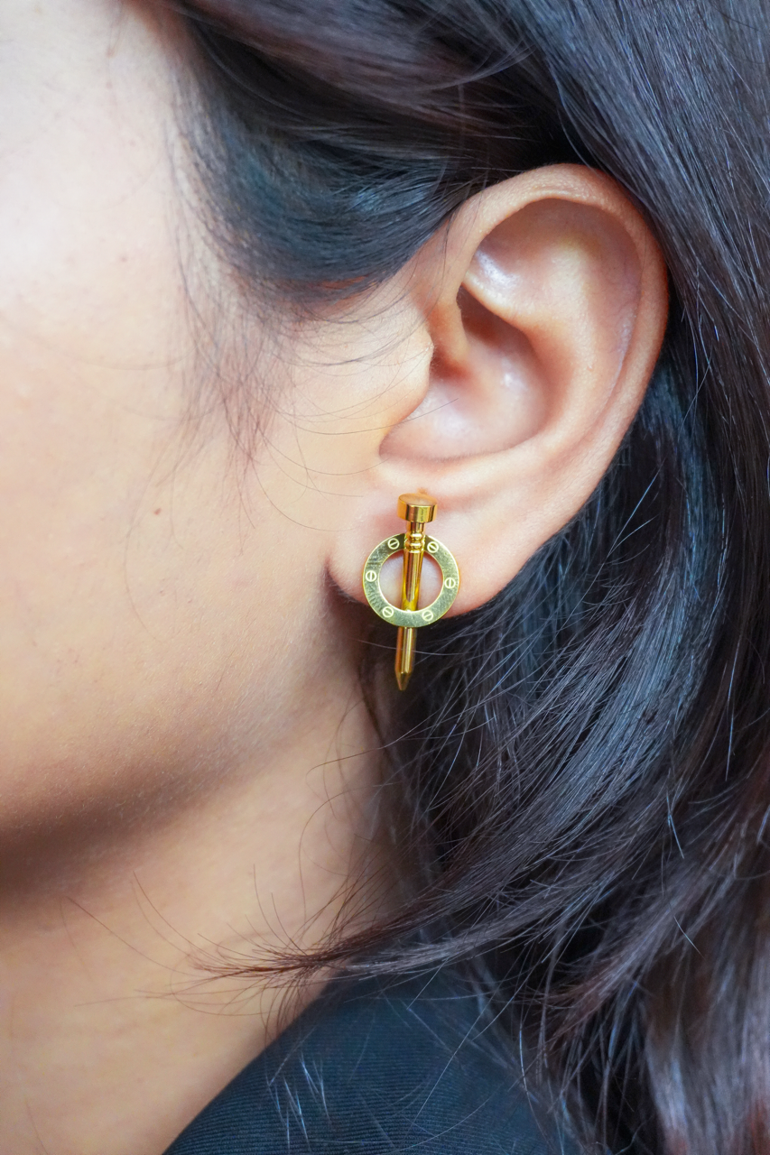 Bold Nail Earrings