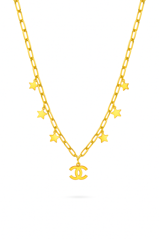 Multi Star Charm Necklace
