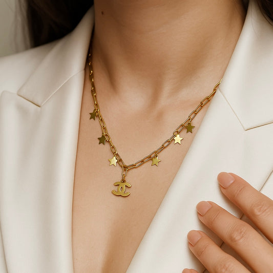 Multi Star Charm Necklace